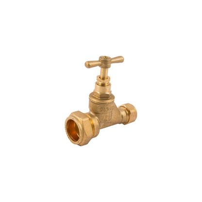 Securplumb Brass Poly Stopcock 15x25