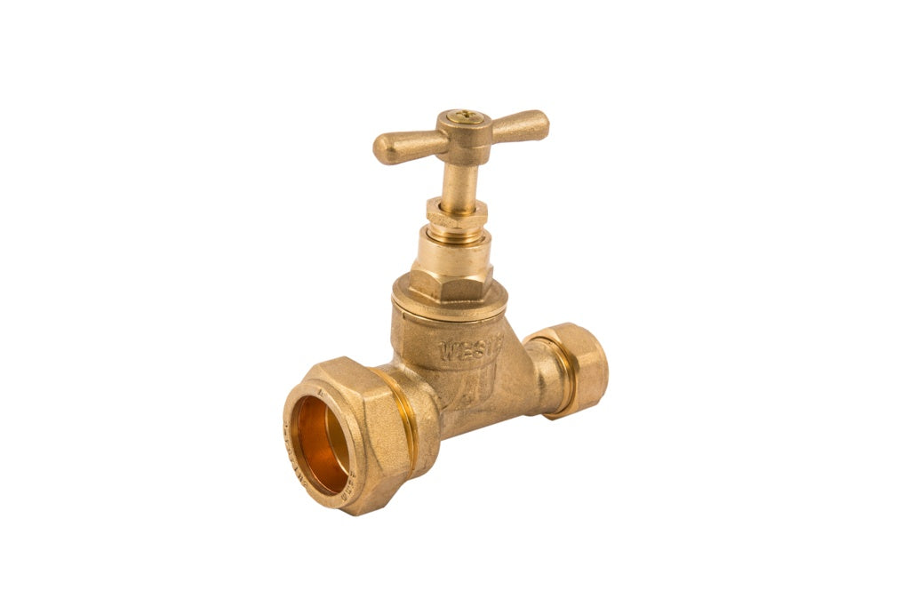 Securplumb Brass Poly Stopcock 15x25