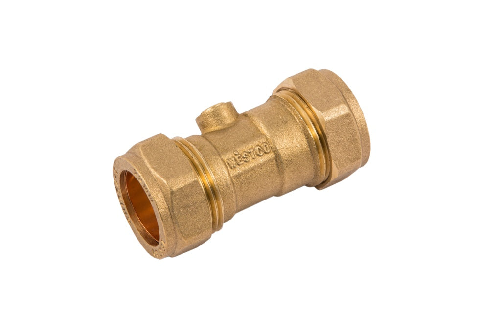 Securplumb Brass CXC Isolating Valve 22mm