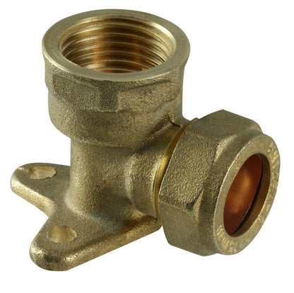 Securplumb Garden Tap Wall Plate Elbow 15x1/2