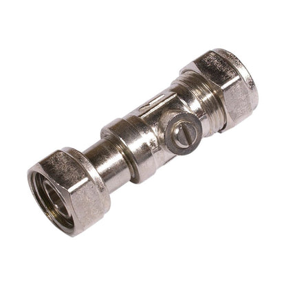 Securplumb Straight CP Service Valve 15x1/2
