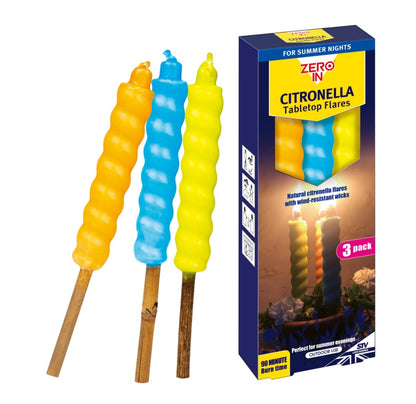 Zero In Table Top Citronella Flares