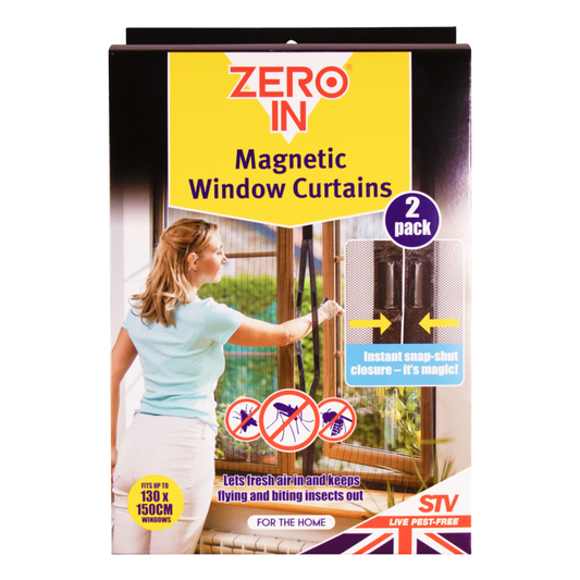 Zero In Magnetic Window Insect Curtain