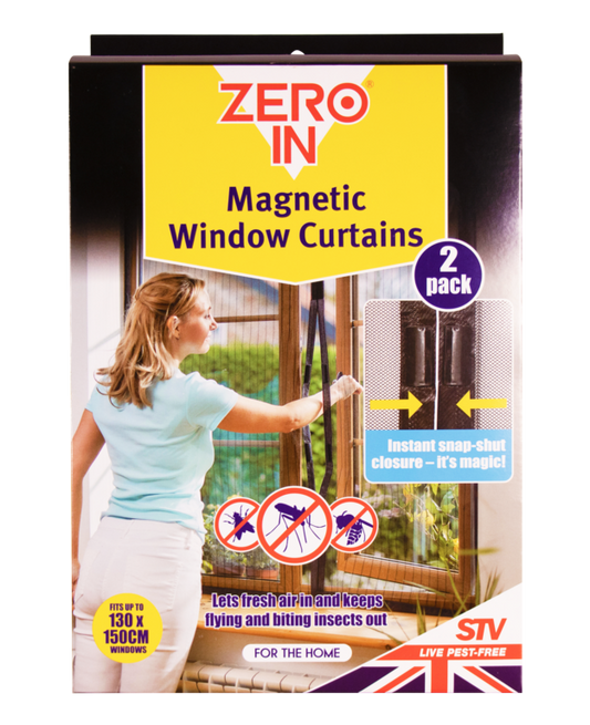 Zero In Magnetic Window Insect Curtain