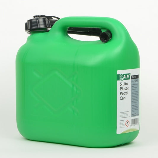 ALM Green Plastic Fuel Can