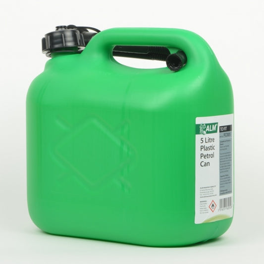 ALM Green Plastic Fuel Can 5L