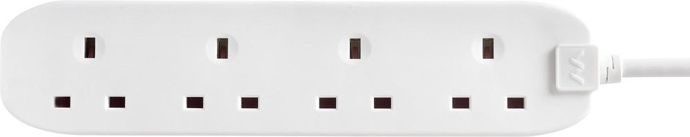 Masterplug 4 Gang Extension Lead With 1m Cable