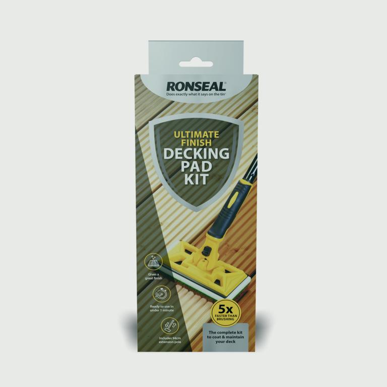 Kit de almohadillas para terrazas Ronseal Ultimate Finish