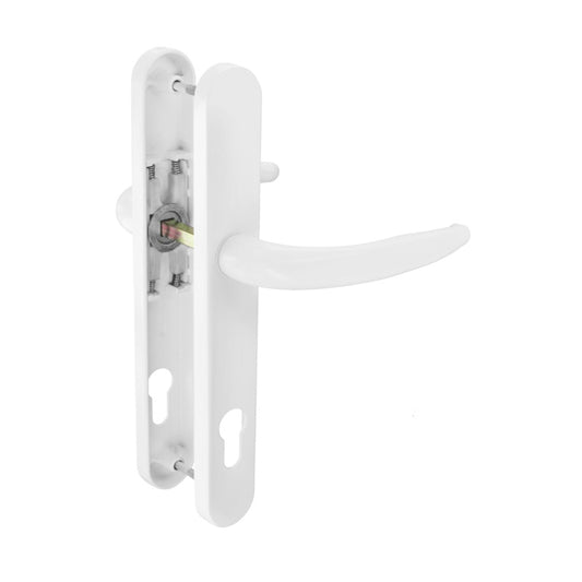 Securit Upvc Sprung Door Handle 92mm/211mm