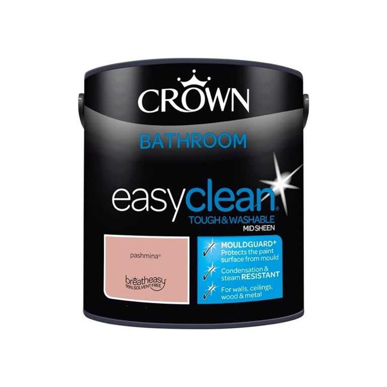 Crown Easyclean Bathroom Mid Sheen 2.5L