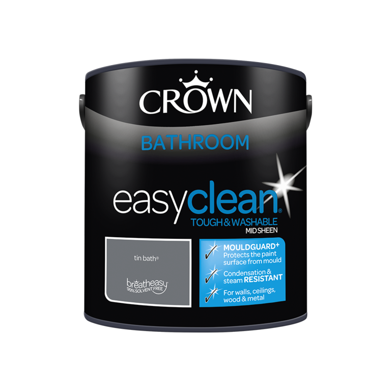 Crown Easyclean Bathroom Mid Sheen 2.5L