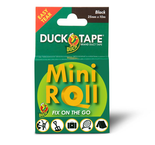 Mini Rollo Duck Tape Negro