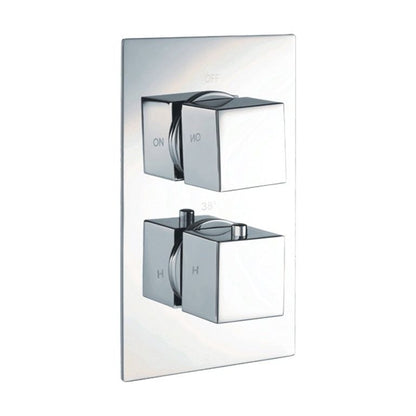Válvula de ducha cuadrada doble Giavani