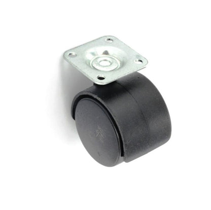 Smiths Ironmongery Twin Wheel Castor Plate Fix 40mm