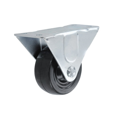 Smiths Ironmongery Rigid Castor Rubber Wheel