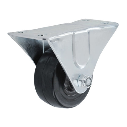 Smiths Ironmongery Rigid Castor Rubber Wheel