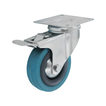 Smiths Ironmongery Swivel Castor Wheel With Brake