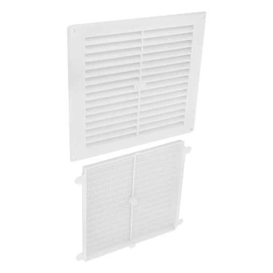 Securit Plastic Louvre Vent White