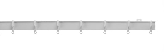 Rail blanc Swish Aluglyde complet avec raccords