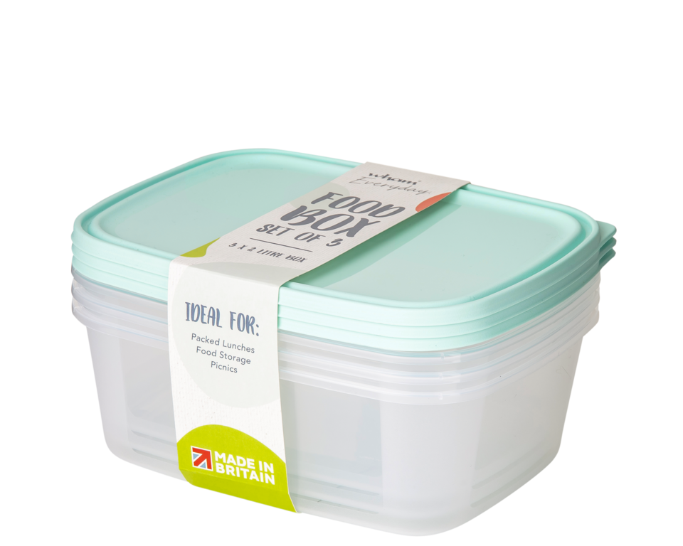 Wham Everyday Clear Food Boxes Set 3