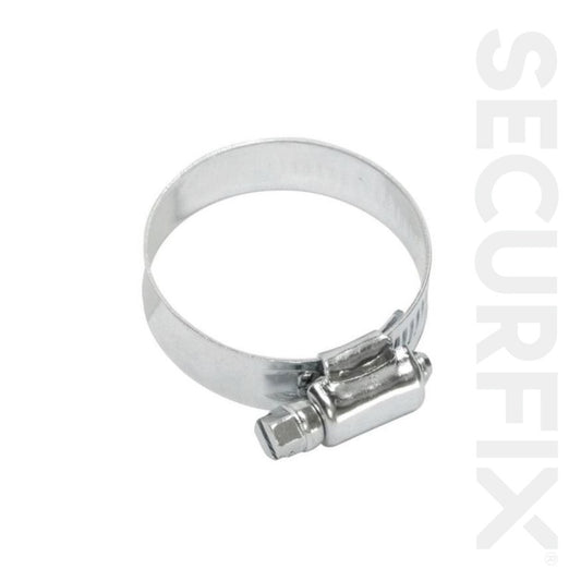 Securfix Trade Pack Hose Clip 16-25mm Zinc Plated