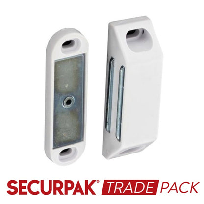 Securpak Hd Magnetic Catches White 6Kg