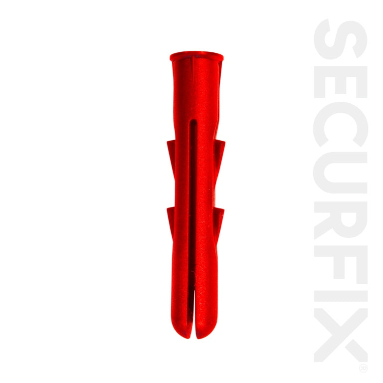 Securfix General Purpose Plugs Red 40 Pack