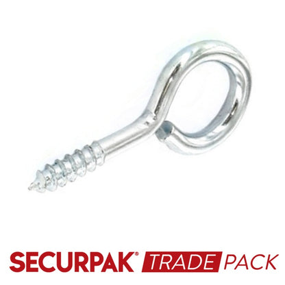 Securpak Screw Eye Zinc Plated 40mmx8