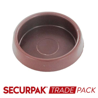 Securpak Castor Cup Brown Small 8 Pack