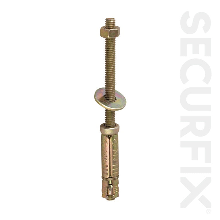 Ancrage de boulon de projection Securfix Trade Pack M8X75mm