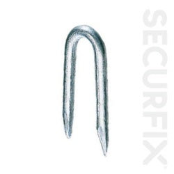 Securfix Trade Pack Agrafes pour Filet Plaquées Zinc 32mm
