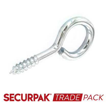 Securpak Vine Eye Zinc Plated 75mmx12 25 Pack