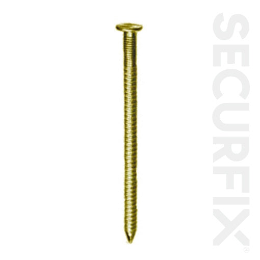 Securfix Annular Ring Nails Gold 30mm