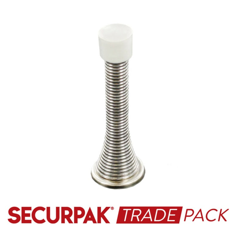 Tope de puerta con resorte Securpak Trade Pack Cp 75 mm