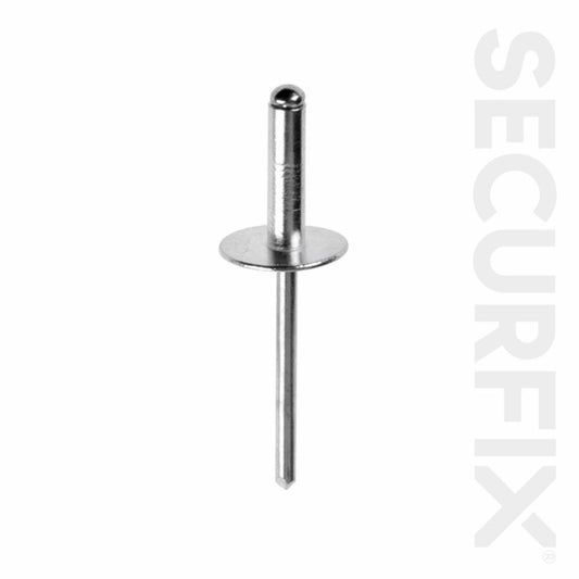 Securfix Trade Pack Rivets Aveugles Larges 3/16X3/4 Paquet de 50