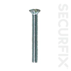 Securfix Trade Pack Switch Plate Screw M3.5X30 Zinc Plated