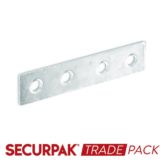 Securpak Trade Pack Mending Plate Zinc Plated 75mm
