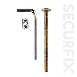 Perno para muebles Securfix Trade Pack M6X100mm