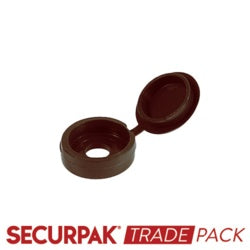 Securpak Trade Pack Fold Over Screw Caps Brown