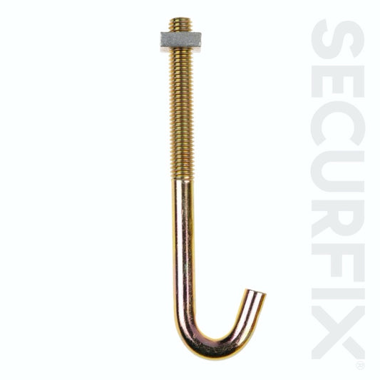 Securfix Trade Pack Hook Bolt M8X100mm