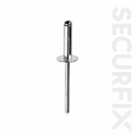 Securfix Trade Pack Blind Pop Rivets Csk 3/16X1/2