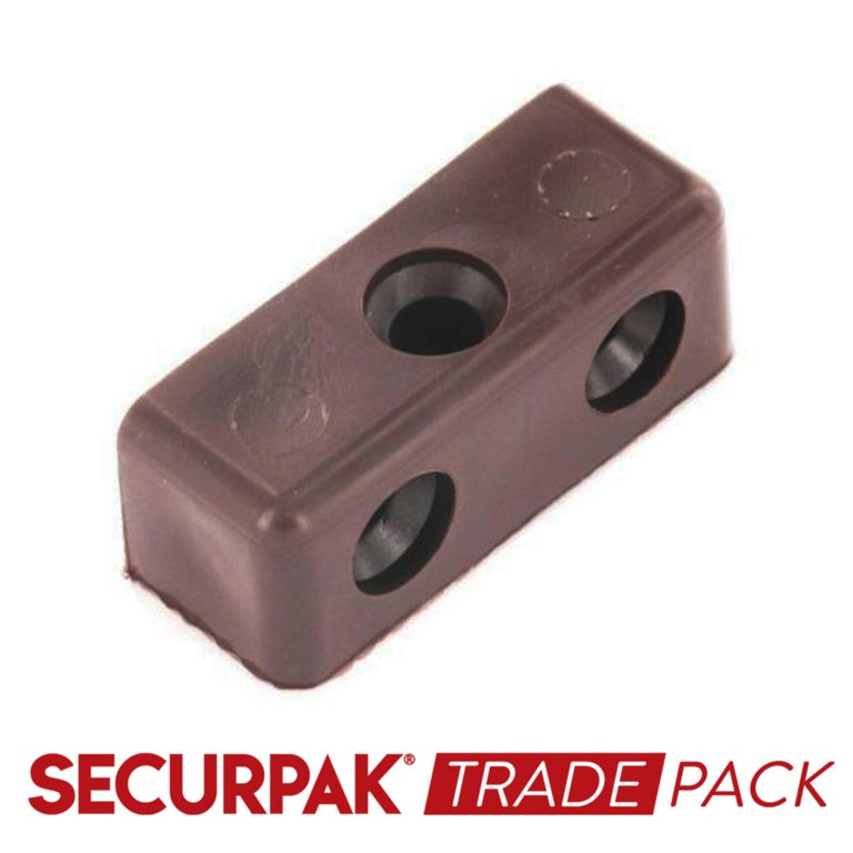 Securpak Trade Pack Modesty Block Marrón
