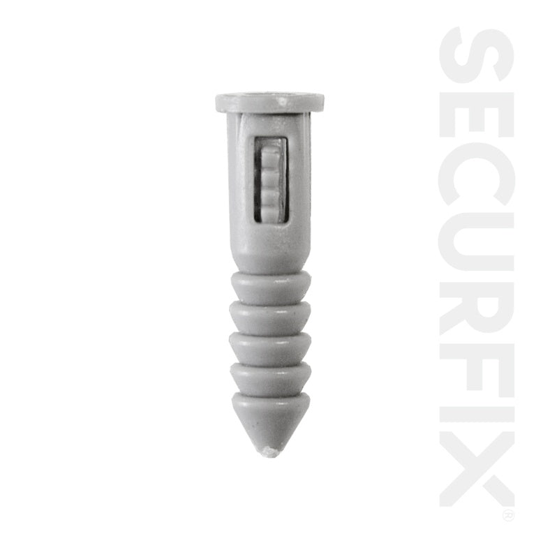 Fijaciones para puertas huecas Securfix, paquete de 10