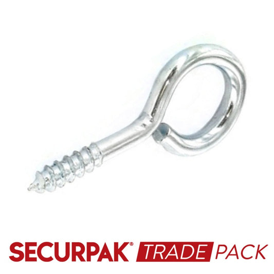 Securpak Screw Eye Zinc Plated 30mmx6