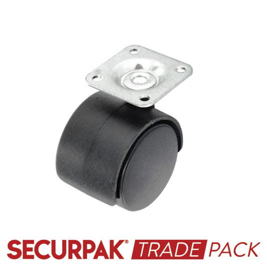 Securpak Twin Wheel Castors Plate 40mm