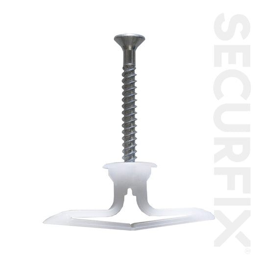 Securfix Medium Duty Plasterboard Plugs With Screws