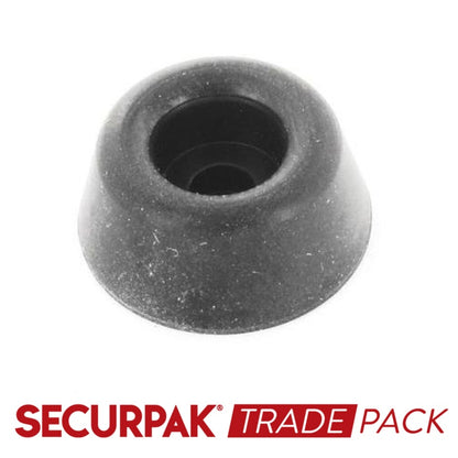 Securpak Seat Buffer Black 19mm 50 Pack