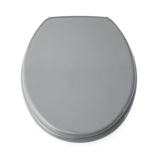 Blue Canyon MDF Toilet Seat With Stainless Steel Hinges Grey