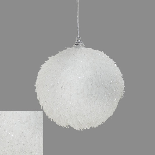 Davies Products Fluffy Glitter Snowball 10cm