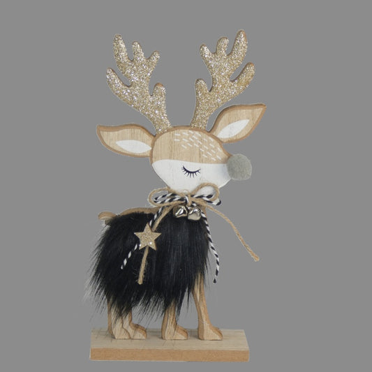 Davies Products Standing Deer With Black Fur